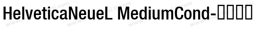 HelveticaNeueL MediumCond字体转换